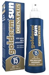 GOLDERM SUN DRENA PLUS SPF 15 SPRAY 200 ML - Farmacia-flash.it