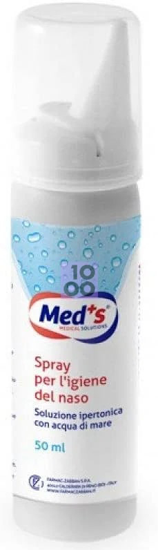 MEDS SPRAY IPERTONICO ACQUA NASO 50 ML - Farmacia-flash.it