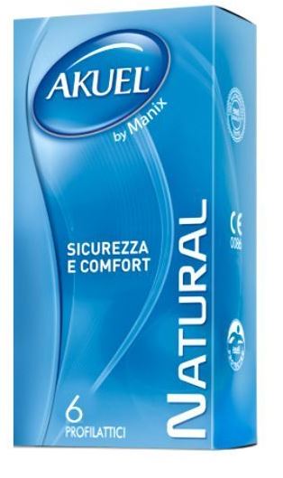 PROFILATTICO ANSELL AKUEL BY MANIX NATURAL B 6 PEZZI - Farmacia-flash.it