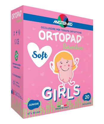 CEROTTO OCULARE PER ORTOTTICA ORTOPAD SOFT GIRLS JUNIOR 20 PEZZI - Farmacia-flash.it