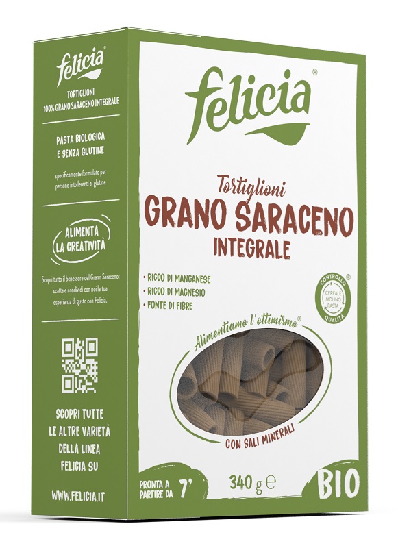 FELICIA BIO SARACENO TORTIGLIONI 340 G - Farmacia-flash.it