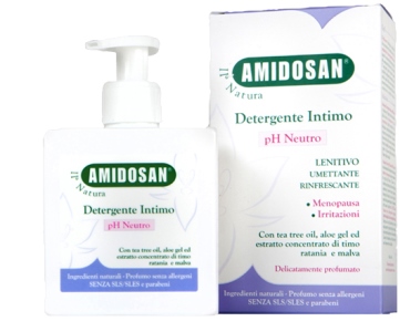 AMIDOSAN II NATURA DETERGENTE INTIMO PH NEUTRO 250 ML - Farmacia-flash.it