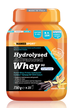 HYDROLYSED ADVANCED WHEY VANILLA CREAM BARATTOLO POLVERE ORALE 750 G - Farmacia-flash.it