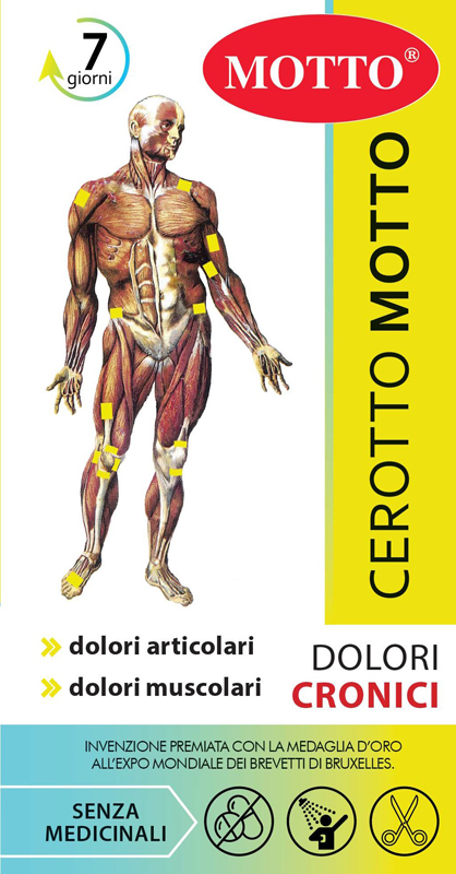 CEROTTO MOTTO 2 PEZZI 5X15 CM - Farmacia-flash.it