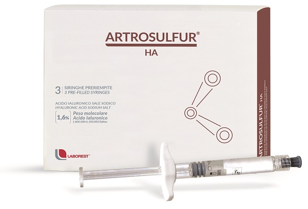 SIRINGA INTRA-ARTICOLARE ARTROSULFUR HA ACIDO IALURONICO 1,6% 2 ML 3 PEZZI - Farmacia-flash.it