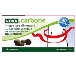 NOVA CARBONE VEGETALE 40 COMPRESSE - Farmacia-flash.it