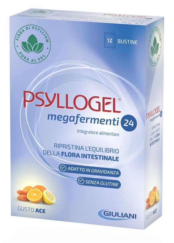 PSYLLOGEL MEGAFERMENTI 24 ACE 12 BUSTE 3 G - Farmacia-flash.it