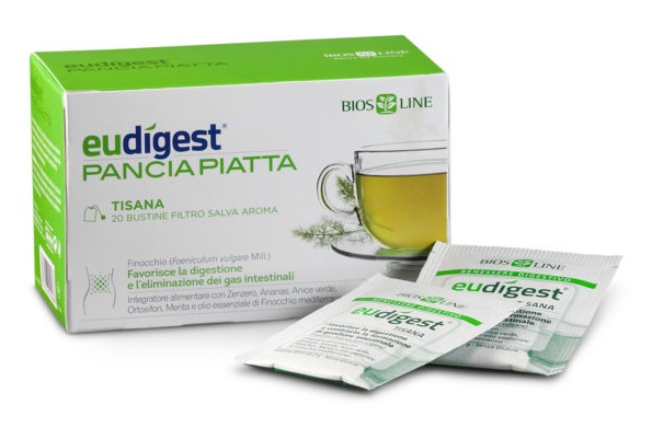 BIOSLINE EUDIGEST TISANA DOPOPASTO 20 BUSTE 40 G - Farmacia-flash.it