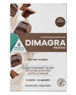 DIMAGRA PROTEIN CIOCCOLATO 10 BUSTE - Farmacia-flash.it