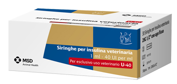 SIRINGA INSULINA USO VETERINARIO MSD-AH 30 SIRINGHE 40 UI/ML - Farmacia-flash.it