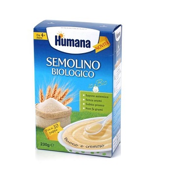 HUMANA SEMOLINO BIOLOGICO 230 G - Farmacia-flash.it