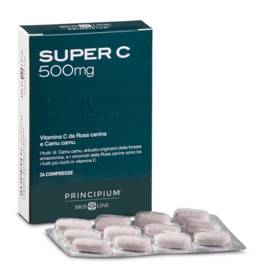 PRINCIPIUM SUPER C 500 24 COMPRESSE 24,2 G - Farmacia-flash.it