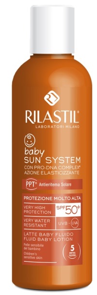 RILASTIL SUN SYSTEM PHOTO PROTECTION THERAPY SPF50+ BABY FLUIDO 200 ML - Farmacia-flash.it