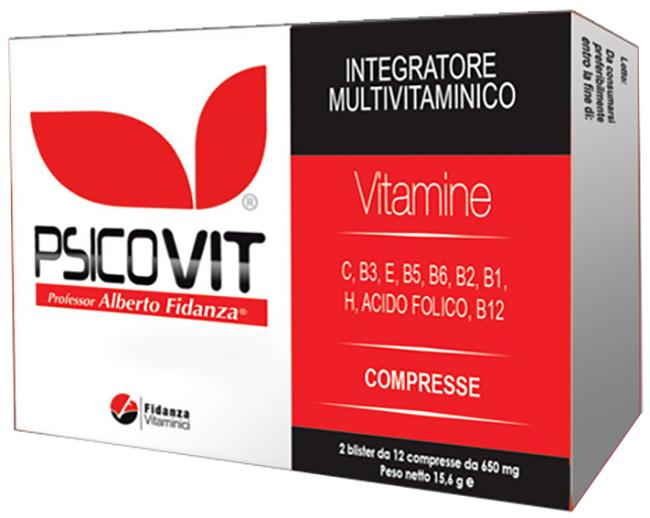 PSICOVIT 24 COMPRESSE 15,6 G - Farmacia-flash.it