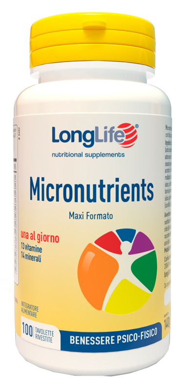 LONGLIFE MICRONUTRIENTS 100 TAVOLETTE - Farmacia-flash.it
