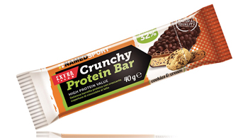 CRUNCHY PROTEINBAR COOKIES & CREAM 1 PEZZO 40 G - Farmacia-flash.it