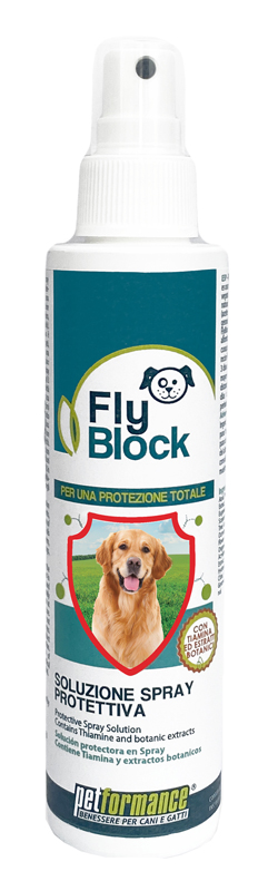 FLYBLOCK SOLUZIONE SPRAY PROTEZIONE CANE 150 ML - Farmacia-flash.it