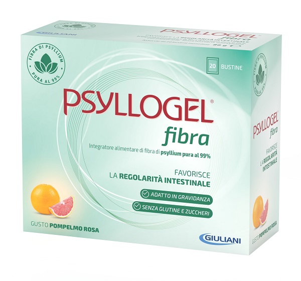 PSYLLOGEL FIBRA POMPELMO ROSA 20 BUSTINE - Farmacia-flash.it