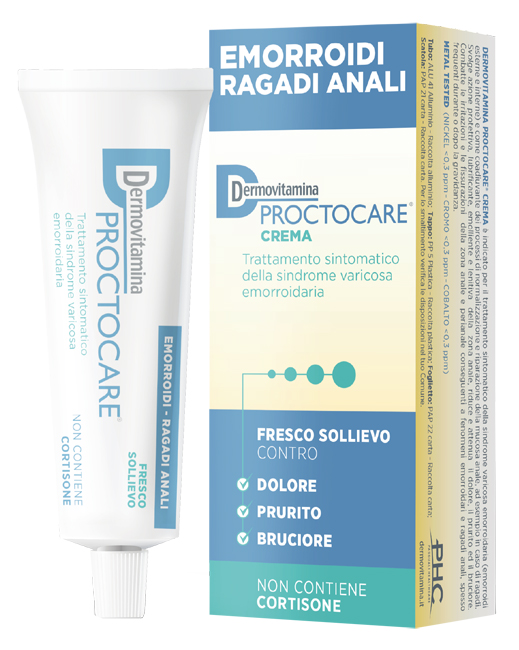 DERMOVITAMINA PROCTOCARE CREMA EMORROIDI RAGADI ANALI 30 ML CON CANNULA - Farmacia-flash.it