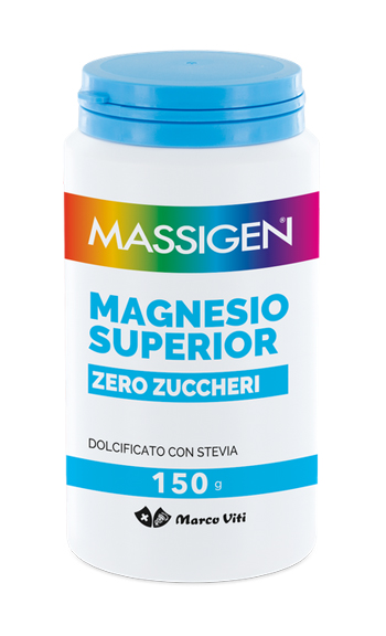 MASSIGEN MAGNESIO SUPERIOR ZERO ZUCCHERI 150 G - Farmacia-flash.it
