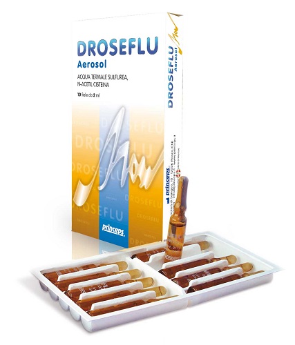 DROSEFLU FIALE AEROSOL ACQUA TERMALE SULFUREA 10 FIALE DA 2 ML - Farmacia-flash.it