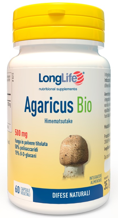 LONGLIFE AGARICUS BIO 60 CAPSULE - Farmacia-flash.it
