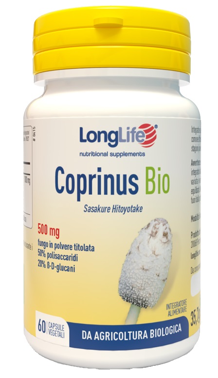 LONGLIFE COPRINUS BIO 60 CAPSULE - Farmacia-flash.it