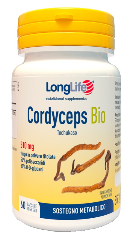 LONGLIFE CORDYCEPS BIO 60 CAPSULE - Farmacia-flash.it