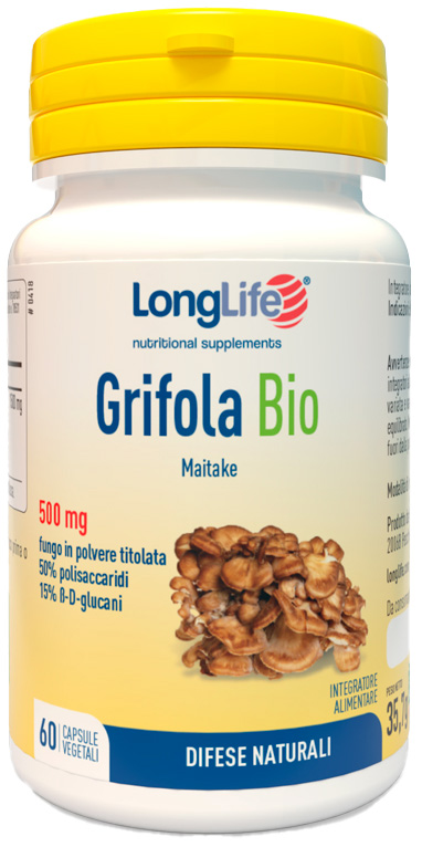 LONGLIFE GRIFOLA BIO 60 CAPSULE - Farmacia-flash.it