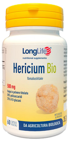 LONGLIFE HERICIUM BIO 60 CAPSULE - Farmacia-flash.it