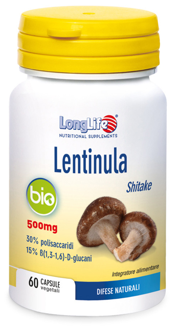 LONGLIFE LENTINULA BIO 60 CAPSULE - Farmacia-flash.it