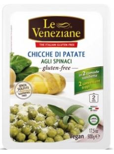 LE VENEZIANE CHICCHE DI PATATE AGLI SPINACI 500 G - Farmacia-flash.it