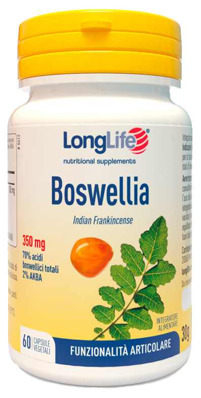 LONGLIFE BOSWELLIA 60 CAPSULE VEGETALI - Farmacia-flash.it