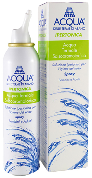 ACQUA DELLE TERME DI ABANO IPERTONICA SPRAY IRRIGAZIONE NASALE 125 ML - Farmacia-flash.it