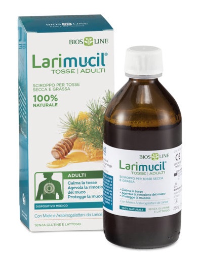 LARIMUCIL TOSSE TOSSE ADULTI SCIROPPO CE 0476V 230 G 175 ML - Farmacia-flash.it