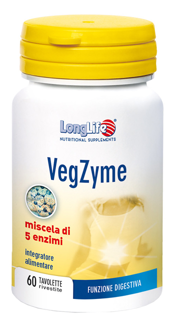 LONGLIFE VEGZYME 60 TAVOLETTE - Farmacia-flash.it