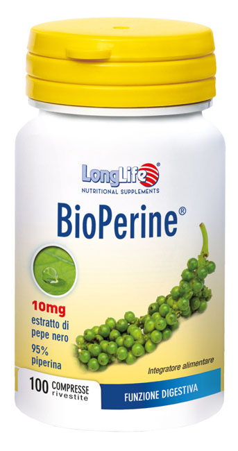 LONGLIFE BIOPERINE 100 COMPRESSE - Farmacia-flash.it