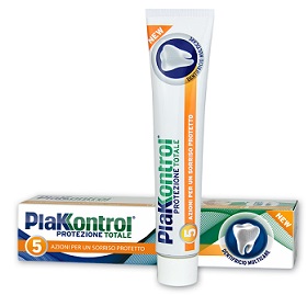 PLAKKONTROL PROTEZIONE TOTALE DENTIFRICIO 75 ML - Farmacia-flash.it