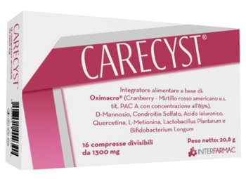 CARECYST 16 COMPRESSE DIVISIBILI DA 1300 MG - Farmacia-flash.it