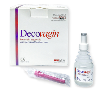 DECOVAGIN 5 FLACONI DA 100 ML + 5 CANNULE MONOUSO - Farmacia-flash.it