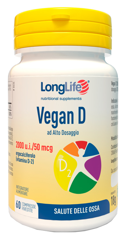 LONGLIFE VEGAN D 60 COMPRESSE - Farmacia-flash.it
