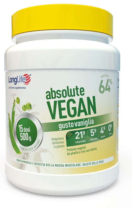 LONGLIFE ABSOLUTE VEGAN 500 G - Farmacia-flash.it
