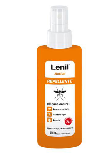 LENIL ACTIVE SPRAY SOLUZIONE ANTIZANZARA IN FLACONE + POMPA SPRAY 100 ML - Farmacia-flash.it