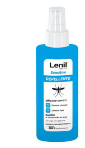 LENIL INSETTI SENSITIVE EMULSIONE ANTIZANZARA IN FLACONE + POMPA DISPENSER 100 ML - Farmacia-flash.it