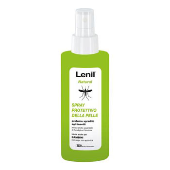 LENIL NATURAL SOLUZIONE ANTIZANZARA IN FLACONE + POMPA SPRAY 100 ML - Farmacia-flash.it