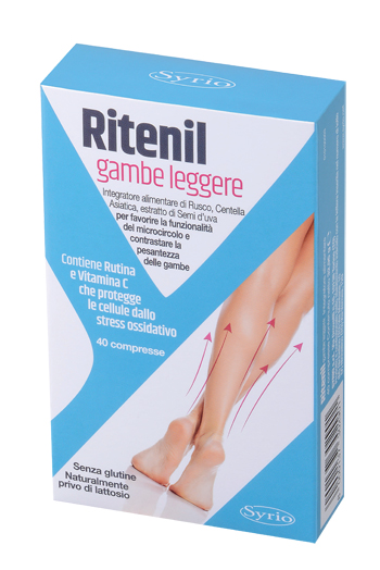 RITENIL GAMBE LEGGERE 40 COMPRESSE - Farmacia-flash.it