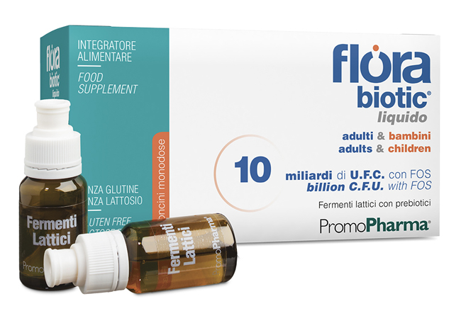 FLORA LIQUIDO ADULTI & BAMBINI 10 FLACONCINI X 10 ML - Farmacia-flash.it