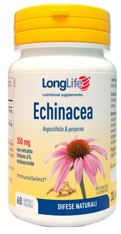 LONGLIFE ECHINACEA 60 CAPSULE VEGETALI - Farmacia-flash.it