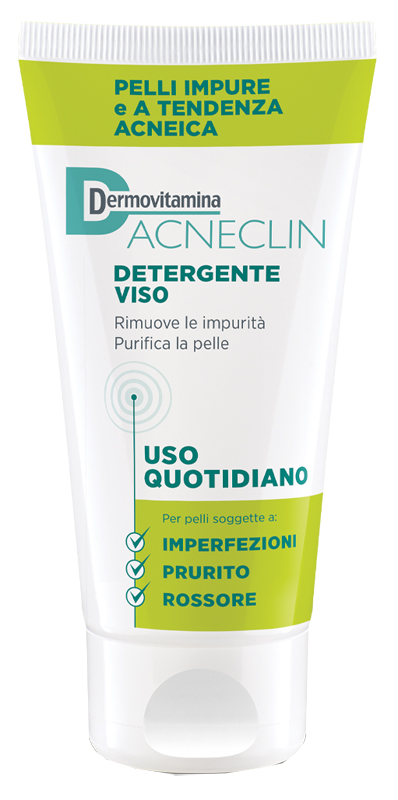 DERMOVITAMINA ACNECLIN DETERGENTE VISO 200 ML - Farmacia-flash.it