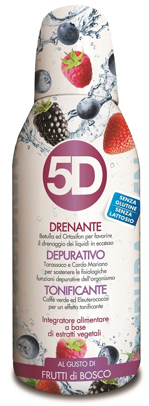 5D SLEEVERATO FRUTTI DI BOSCO 500 ML - Farmacia-flash.it